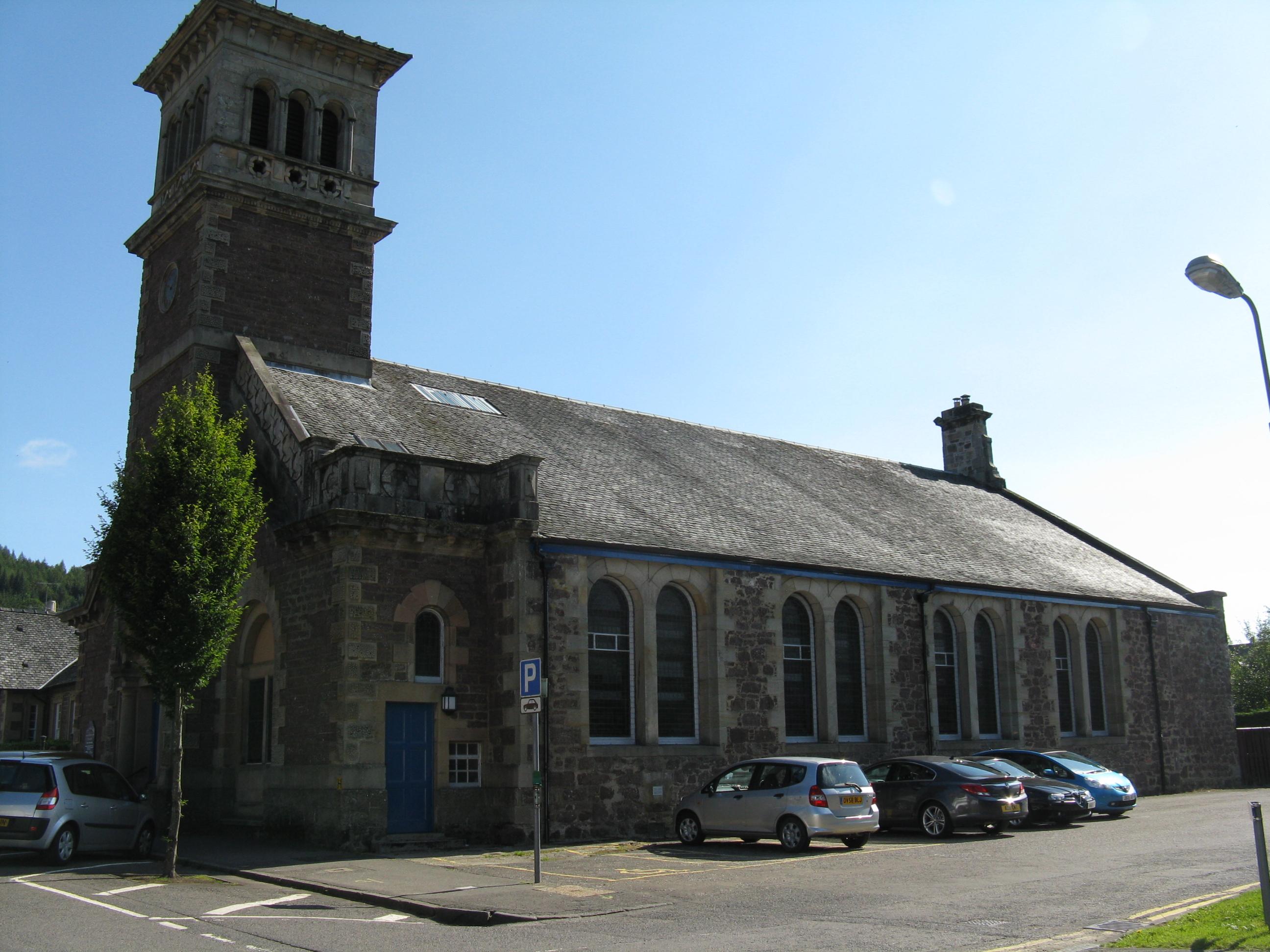 Callander Kirk Hall Including Low Boundary Wall And Piers